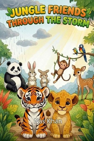Jungle Friends Through the Storm