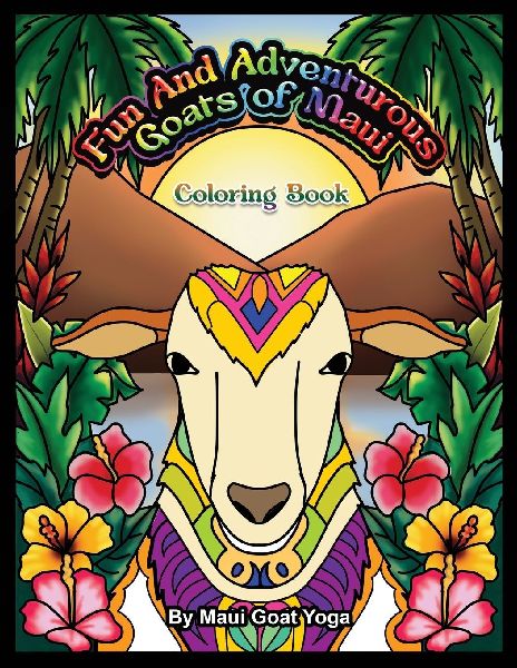 Fun and Adventurous Goats of Maui Coloring Book