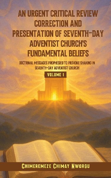 AN URGENT CRITICAL REVIEW CORRECTION AND PRESENTATION OF SEVENTH-DAY ADVENTIST CHURCHS FUNDAMENTAL BELIEFS DOCTRINAL MESSAGES PROPHESIED TO PROVOKE SHAKING IN SEVENTH-DAY ADVENTIST CHURCH VOLUME 1