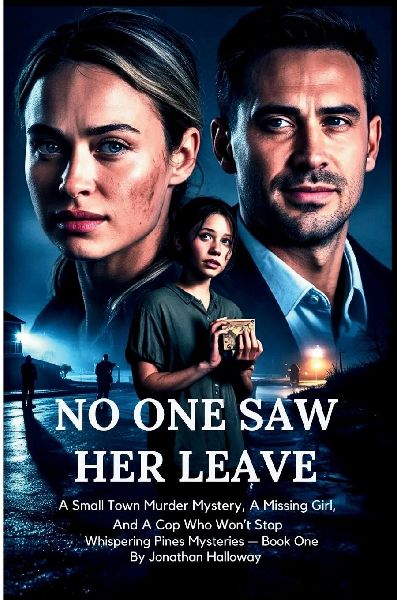 NO ONE SAW HER LEAVE: A Small Town Murder Mystery, A Missing Girl, And A Cop Who Wont Stop