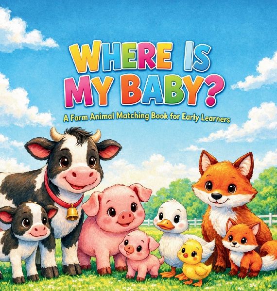 Where Is My Baby: A Fun Farm Animal Matching Book for Toddlers: A Fun Farm Animal Matching Book for Toddlers