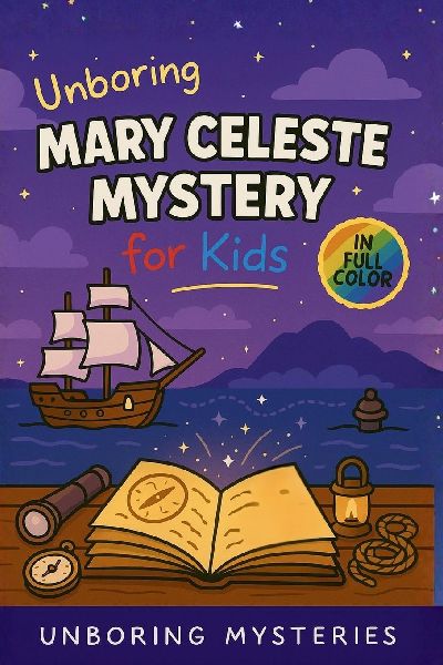 Unboring Mary Celeste Mystery for Kids: Funny, Fascinating Guide to the Strangest True Mary Celeste Mysteries, Hidden Clues, and Unexplained Disappearance