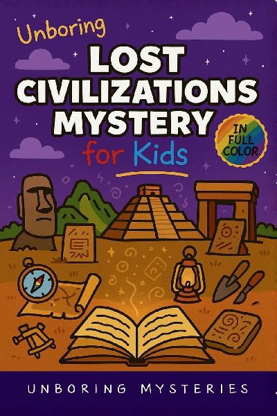 Unboring Lost Civilizations Mystery for Kids: Funny, Fascinating Guide to the Greatest Lost Civilizations, Ancient Mysteries, and Secrets History Cant Explain