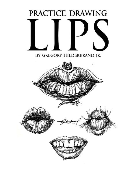 Practice Drawing Lips