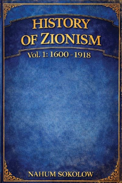 History of Zionism: 1600-1918 Vol. 1