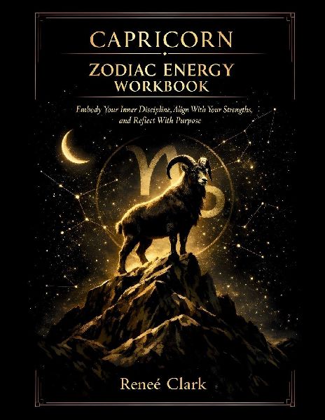Capricorn Zodiac Energy Workbook: Embody Discipline, Build Lasting Success, and Align With Your Goals Through Reflection, Shadow Work, and Structured Growth