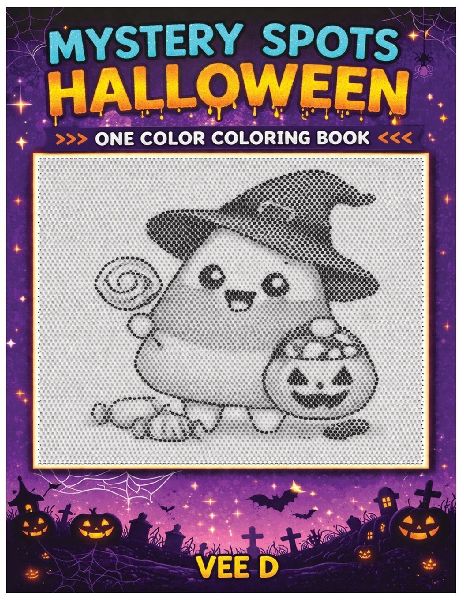 Halloween Mystery Spots Coloring Book