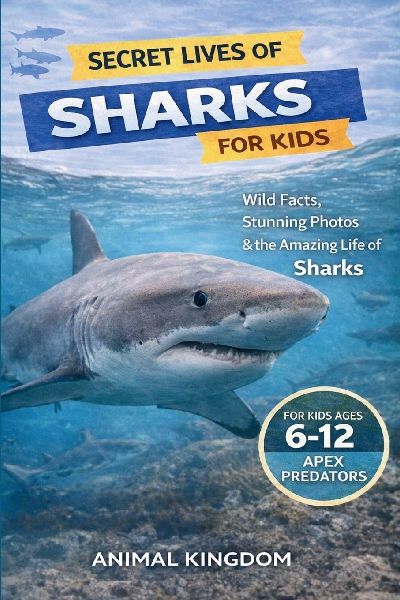 Secret Lives of Sharks for Kids: Wild Facts, Stunning Photos inside the Amazing Secret Daily Life of Sharks for Kids Aged 6-12