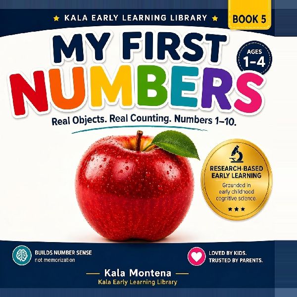 My First Numbers: A Science-Based Number Learning Book for Toddlers Ages 1-4