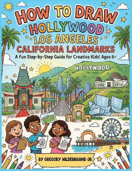 How to Draw Hollywood & Los Angeles California Landmarks