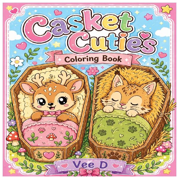 Casket Cuties Coloring Book