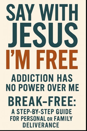 SAY with Jesus I'M FREE Addiction Has No Power Over Me: Break-Free: A Step-By-Stef Guide for Personal Or Family Deliverance
