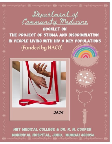 Booklet on the Project of Stigma and Discrimination in People Living with HIV and Key Population Field Stories