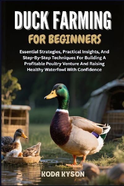 DUCK FARMING FOR BEGINNERS: Essential Strategies, Practical Insights, And Step-By-Step Techniques For Building A Profitable Poultry Venture And Raising Healthy Waterfowl With Confidence