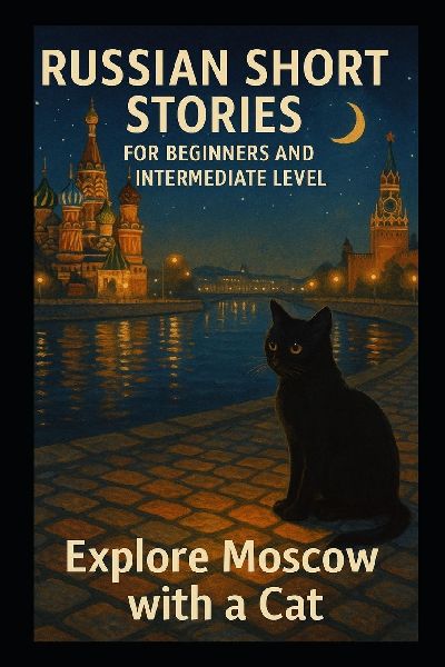 Russian Short Stories for Beginners and Intermediate level: Explore Moscow with a Cat