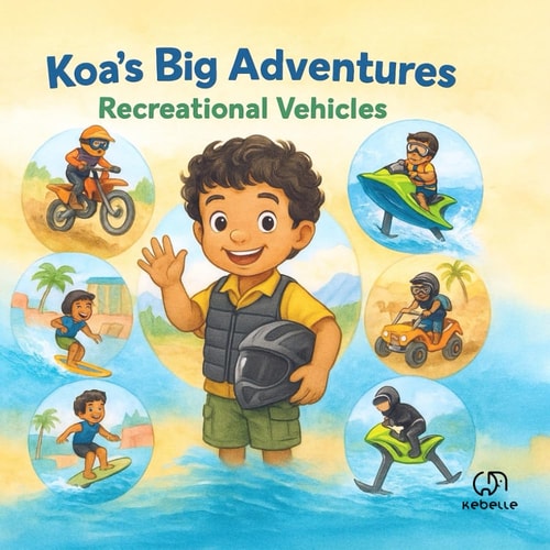 Koa’s Big Adventures: Vroom, Zoom, Splash! Recreational Rides Around the World: A Fun, Educational, and Adventure-Packed Picture Book About Recreational Vehicles for Kids Ages 4–8