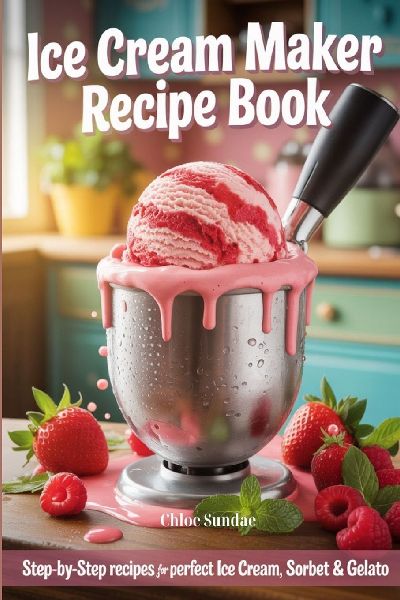 Ice Cream Maker Recipe Book: Step-by-Step Recipes for Perfect Ice Cream, Sorbet & Gelato