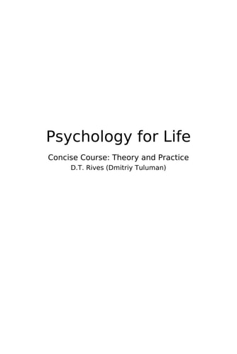 Psyhology for Life Stories and Tools for Emotions, Habits, Boundaries, and Decisions