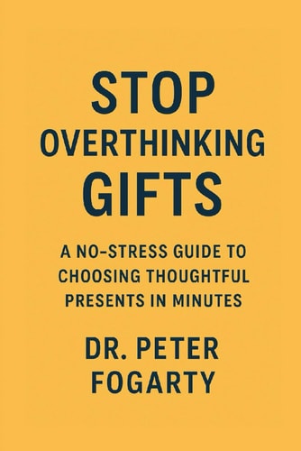 Stop Overthinking Gifts A No-Stress Guide to Choosing Thoughtful Presents in Minutes By Dr. Peter Fogarty