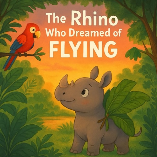 The Rhino Who Dreamed of Flying An Inspiring Story for Kids Who Dare to Dream
