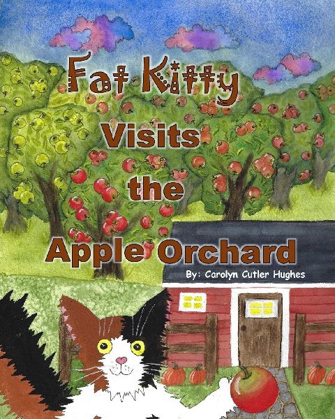 Fat Kitty Visits the Apple Orchard