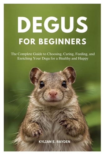 Degus for Beginners The Complete Guide to Choosing, Caring, Feeding, and Enriching Your Degu for a Healthy and Happy