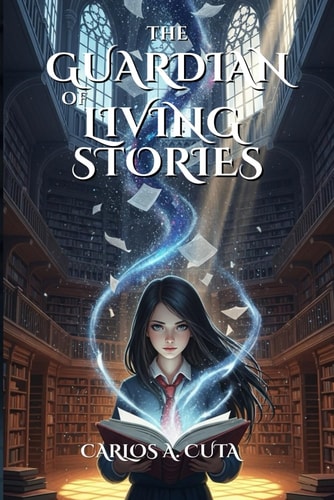 The Guardian of Living Stories: A Young Adult Fantasy Adventure in a Magical Library (Chronicles of Silence Book 1)