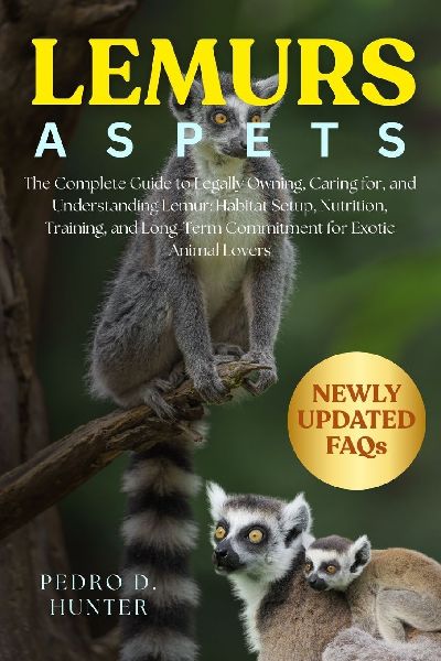 LEMURS AS PETS: The Complete Guide to Legally Owning, Caring for, and Understanding Lemur: Habitat Setup, Nutrition, Training, and Long-Term Commitment for Exotic Animal Lovers