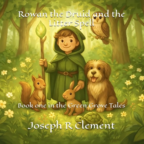 Rowan the Druid and the Litter Spell, book one in the Green Grove Tales