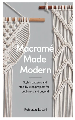 Macramé Made Modern Stylish Patterns and Step-by-Step Projects for Beginners and Beyond