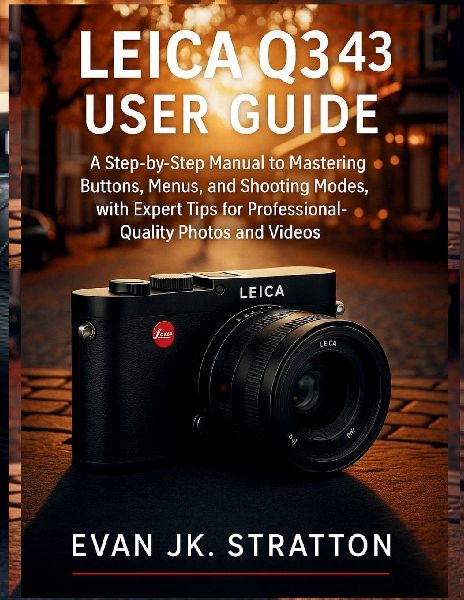 Leica Q3 43 User Guide: A Step-by-Step Manual to Mastering Buttons, Menus, and Shooting Modes, with Expert Tips for Professional-Quality Photos and Videos