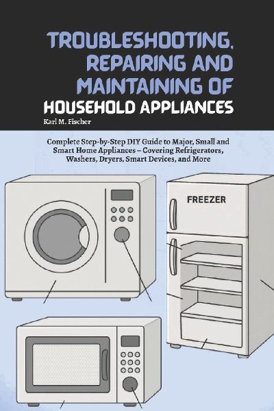 Troubleshooting, Repairing and Maintaining of Household Appliances: Complete Step-by-Step DIY Guide to Major, Small and Smart Home Appliances - Covering Refrigerators, Washers, Dryers, Smart Devices, and More