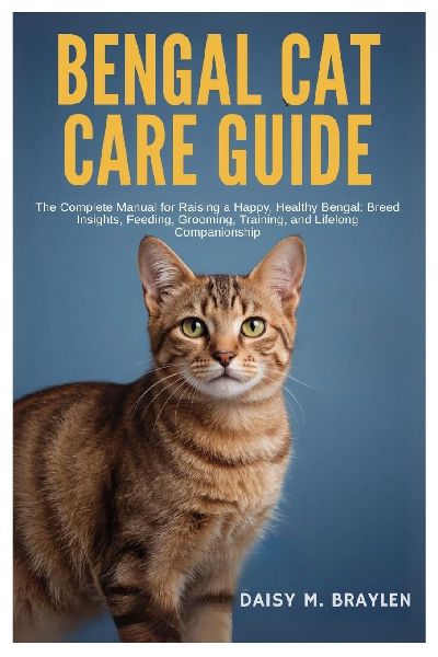 BENGAL CAT CARE GUIDE: The Complete Manual for Raising a Happy, Healthy Bengal: Breed Insights, Feeding, Grooming, Training, and Lifelong Companionship