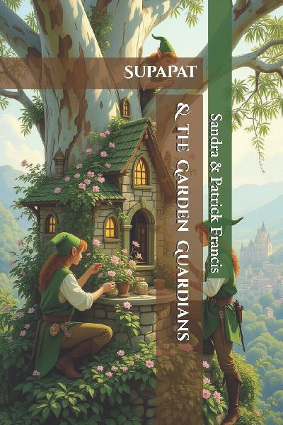 SupaPat & the Garden Guardians: child, kid, young adult, book, fantasy, nature, fiction, superhero, fairy, elf, gnome, plant, flower, flora, fauna, an Adventure, Explore Royal Botanic Gardens, Track Rabbit, Face Challenge, Restore Harmony, Lesson Learned