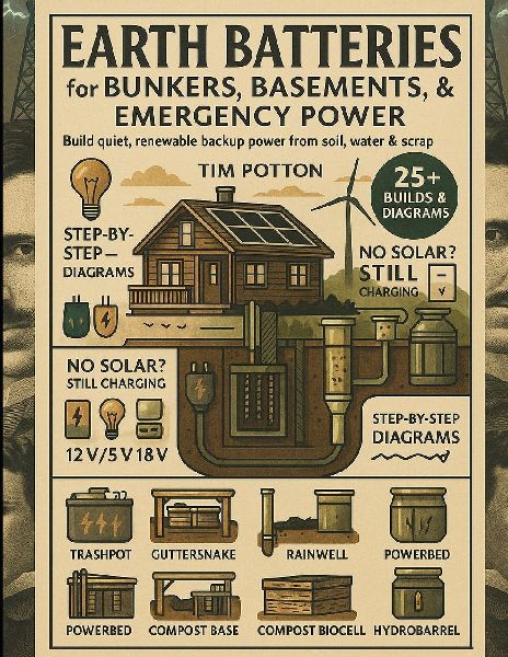 Earth Batteries for Bunkers, Basements, and Emergency Power