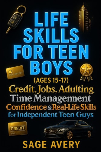 Life Skills for Teen Boys (Ages 15-17): Credit, Jobs, Adulting, Time Management, Confidence & Real-Life Skills for Independent Teen Guys (Because Life Doesn’t Come With a User Manual)