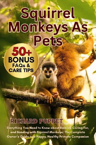 SQUIRREL MONKEYS AS PETS: Everything You Need to Know about Raising, Caring For, and Bonding with Squirrel Monkeys: The Complete Owners Guide to a Happy, Healthy Primate Companion
