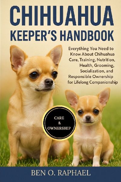 CHIHUAHUA KEEPERS HANDBOOK: Everything You Need to Know About Chihuahua Care, Training, Nutrition, Health, Grooming, Socialization, and Responsible Ownership for Lifelong Companionship