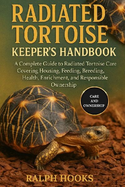 RADIATED TORTOISE KEEPERS HANDBOOK: A Complete Guide to Radiated Tortoise Care Covering Housing, Feeding, Breeding, Health, Enrichment, and Responsible Ownership