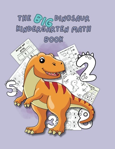 Preschool Dinosaur Touch Basic Math Addition Subtraction Facts Worksheets