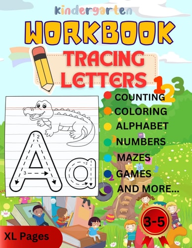 Tracing Letters Kindergarten Workbook