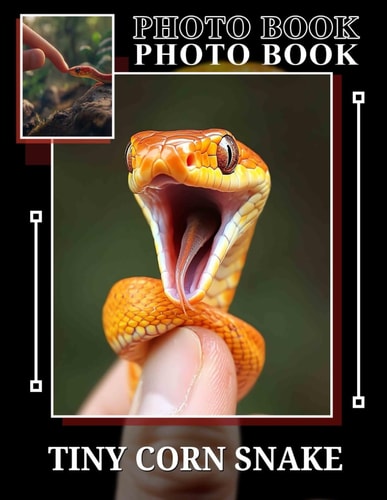 TIny Corn Snake Photo Book Explore Captivating Imagery Of Small Snakes For Enthusiasts, Nature Lovers And Reptile Fans