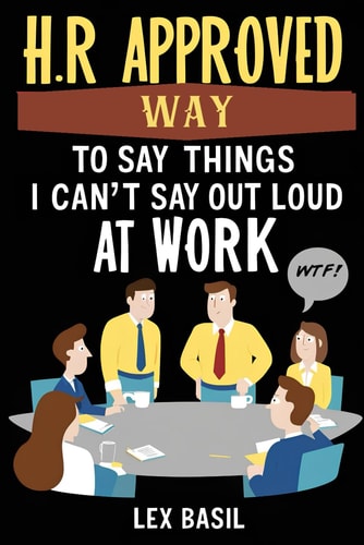 HR Approved Way To Say Things I Can't Say Out Loud At Work Funny Gag Gift for Office Coworkers