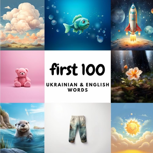 First 100 Ukrainian & English Words