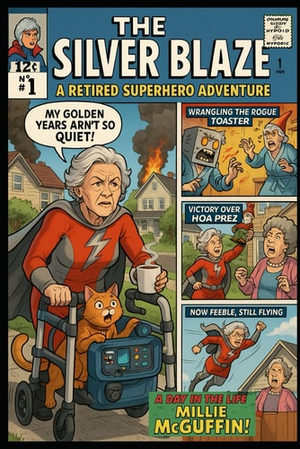 The Silver Blaze Book I: Adventures of a Retired Superhero