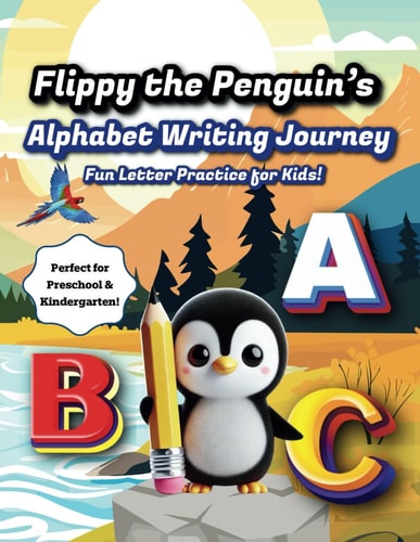 Flippy the Penguin's Alphabet Writing Journey Fun Letter Practice for Kids!