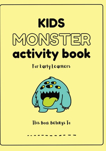 Monster Activity Book for KIDS