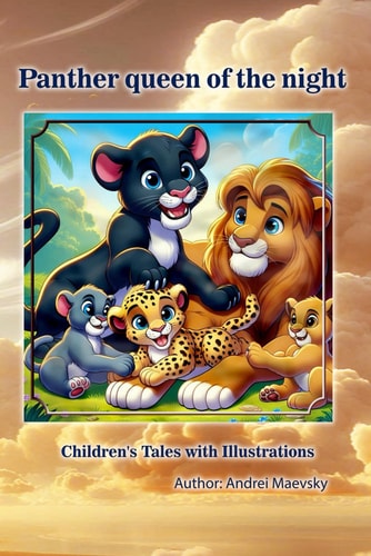 Panther Queen of the Night Children's Tales with Illustrations