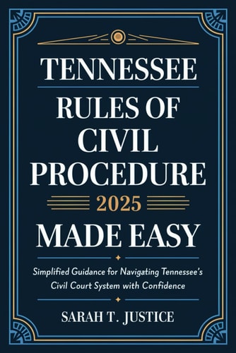 Tennessee Rules of Civil Procedure 2025 Made Easy Simplified Guidance for Navigating Tennessee's Court System with Confidence