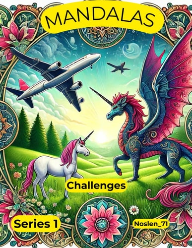 Mandalas.Challenges. Mandalas.Challenges.Illustrations in Mandala Style, a Universe Full of Captivating Shapes and Strokes.